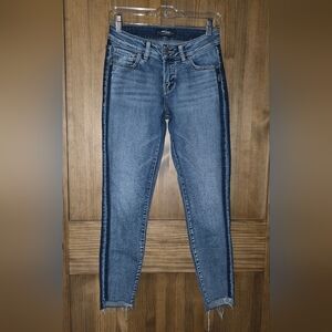 Silver Women’s Blue Side-Stripe Skinny Jeans